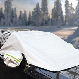 LINFEN Windshield, Freeze Prevention Sheet, Car Windshield Cover, Front Cover, Snow Protection, Car Front Cover, Frost Prevention Sheet, Car Window Cover, Universal Use, Snow Protection, Dustproof