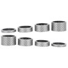 2 Set Carbon Fiber 5/10/15/20mm Bicycle Headset Front Fork Spacer