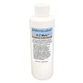 MicroLubrol E-Z Moly Powder Dry Lubricant, 10 oz (283 gm), 100% Molybdenum Disulfide, MIL-M-7866, Made in USA, Compare to Z Powder