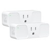 Smart Plug, 2 Pack Milfra 2.4GHz WiFi Smart Plug Smart