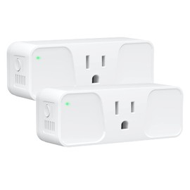 Smart Plug, 2 Pack Milfra 2.4GHz WiFi Smart Plug Smart Home Wi-Fi Outlet Compatible with Alexa Google Assistant