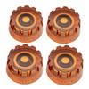 Musiclily Pro Metric Coarse-knurled 18 Splines Speed Knobs for Epiphone