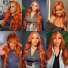 Color 350 Bundles Human Hair Burnt Orange Body Wave Bundles