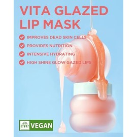 TOCOBO Vita Glazed Lip Mask 20 ml Mascarilla Nocturna Superhidratante para Labios