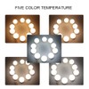 10Pcs USB LED 5 Color Temperature Light Bulb for Makeup