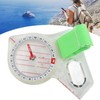 Orienteering Compass Clear Scale ABS Multifunction Thumb Compass With Luminous