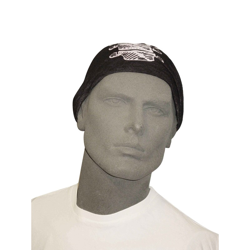 Headloop Microfibre Multifunctional Scarf SKULL AND CROSSBONES Snood Neck Headscarf