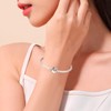 H.ZHENYUE BABY Alien S925 Silver Charm for Bracelet Necklace Sterling