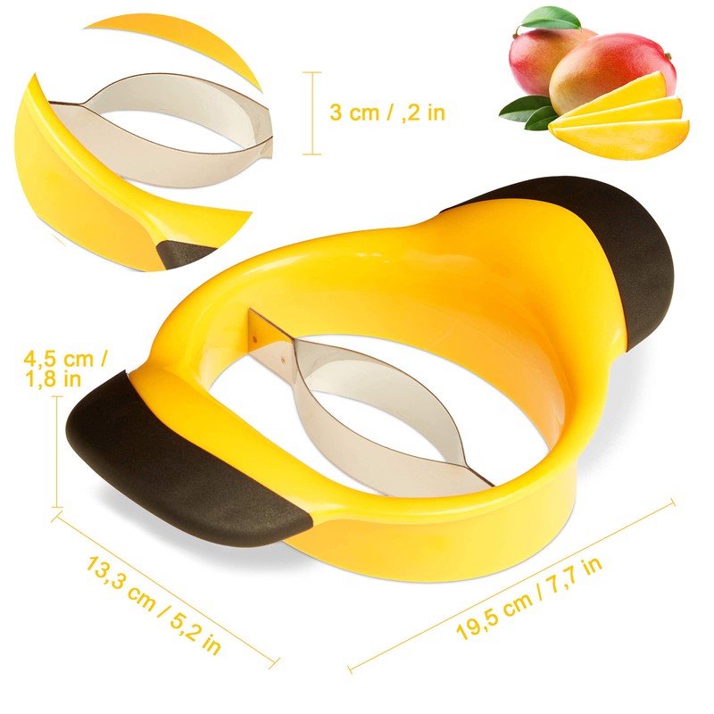 Mango Cutter, Stainless Steel Mango Divider Blade, Used for Mango