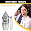 1/2 NPT, 40 L/min Sewer Jetter Rotating Nozzle - Stainless