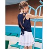 Zaclotre Camisetas deportivas sin mangas para niñas de 5 a