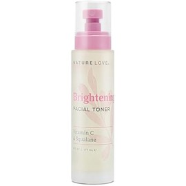 Nature Love Facial Toner - with Vitamin C & Squalane for Radiant Complexion | Made in USA, Cruelty & Paraben Free (6 Fl Oz)