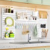 Aupekro Pegboard Combination Kit, Pegboard Wall Organizer with 6 Pegboards