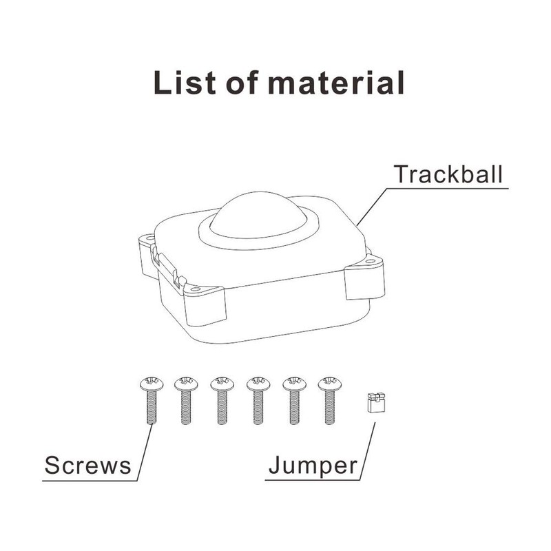 ThunderStick LED Arcade trackball (TS-UTB01)