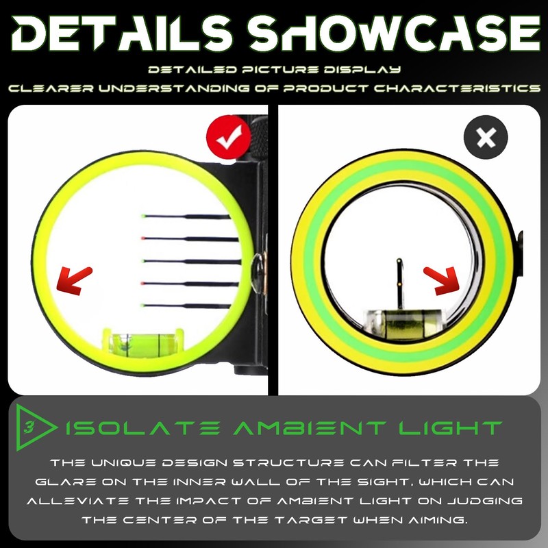 Compound Bow Sights - Professional Long/Short Bow Sights for Compound