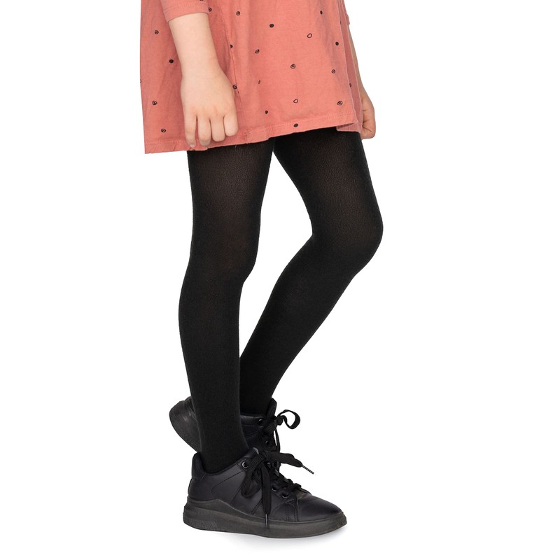 looksy Girls Warm Opaque Tights Lightweight Plain Thick School Uniform
