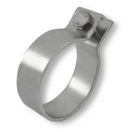 DIN Clamp Stainless Steel Solid Clamp Pipe Clamps from 30.2 - 124.5 mm (66.5 mm - 2.61 Inches)
