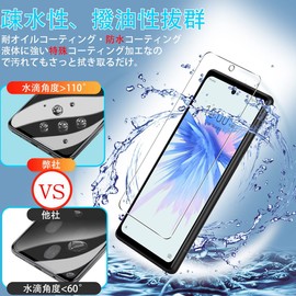 Seninhi Libero 5G II Libero5G2 A013ZT Glass Film Fingerprint Compatible Lens Film Nippon Asahi Glass Libero5G II Film Libero5GII Tempered Glass LCD Protective Film Case Cover