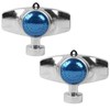 Hourleey 360 Degree Metal Spot Sprinkler, 2 Pack Circle Pattern