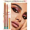 Chameleon Gel Eyeliner Pencil-1pcs Pink Gold Metallic High Pigmented Glitter