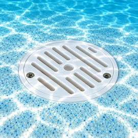 Adjustable Swimming Pool Floor Drain Outlet for Pool Water Drainage – PVC Replacement Fitting for Pool Maintenance