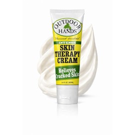 Outdoor Hands Intense Skin Therapy Cream – Crack & Dry Skin Repair – Pharmacist-Formulated Healing Cream for Cracked, Chapped or Split Hands, Heels & Elbows 3.4oz (2 Pack)