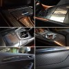 AUTOGOODY 15ft x 5ft Gloss Black 4D Carbon Fiber Vinyl