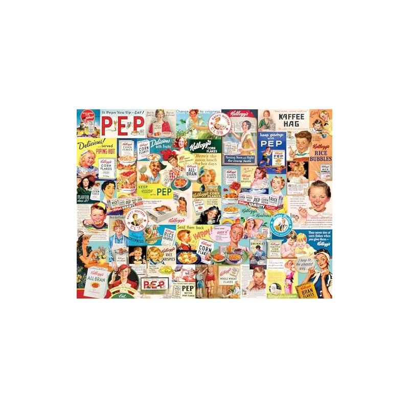 Lafayette Puzzle Factory RoseArt - Kelloggs - Rompecabezas de 1000