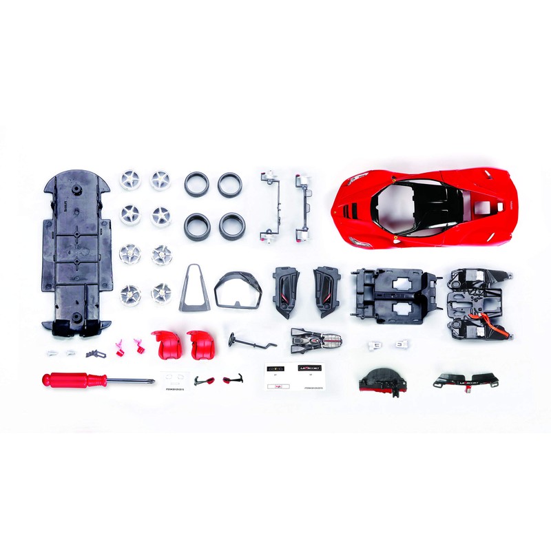 Maisto 39129 1:24 Scale Building Kit LaFerrari Model Car (Red/Black)
