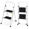 JungleA 2 Step Ladder Folding Step Stool,Small Foldable Home Step