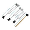 Ahvqevn 4 Pack Tuning Fork Set (128Hz, 256Hz, 512Hz) with