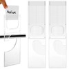 Kathfly 50 Pack Clothing Rack Size Dividers Plastic Closet Dividers