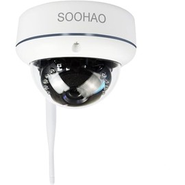 SOOHAO Security Camera, 5 Megapixels, Wireless, Single Item, Recording, Infrared Night Vision, IP66 Waterproof, Dustproof, Remote Monitoring, AI Human Body Detection, Indoor and Outdoor