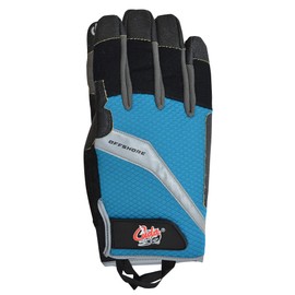 Cuda Offshore Gloves, Large, Blue/Black (18214)