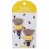 Shomido Miffy 387742 Miffy Hair Accessories Flocking Die-Cut Bangs Clip Hair Accessory Pin Cute