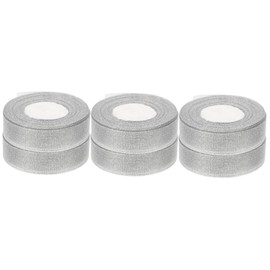 ifundom 6rollos Cinta Decorativa Multifuncional Para Manualidades De Yardas Para Fiestas Bodas y Decoraciones Diseño Elegante y Resistente Doble Cara Transparente