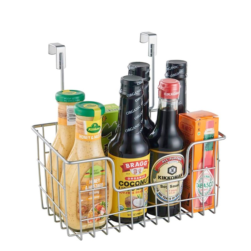 JUNCHU CHERRY 2 Pack The Cabinet Door Organizer, Hanging Wall
