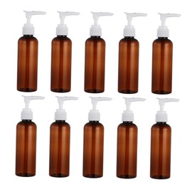 Healeved 10pcs Eco-Friendly Travel Shampoo Bottles Pump Dispenser Lotion Bottle Shampoo Dispenser Travel Toiletry Liquid