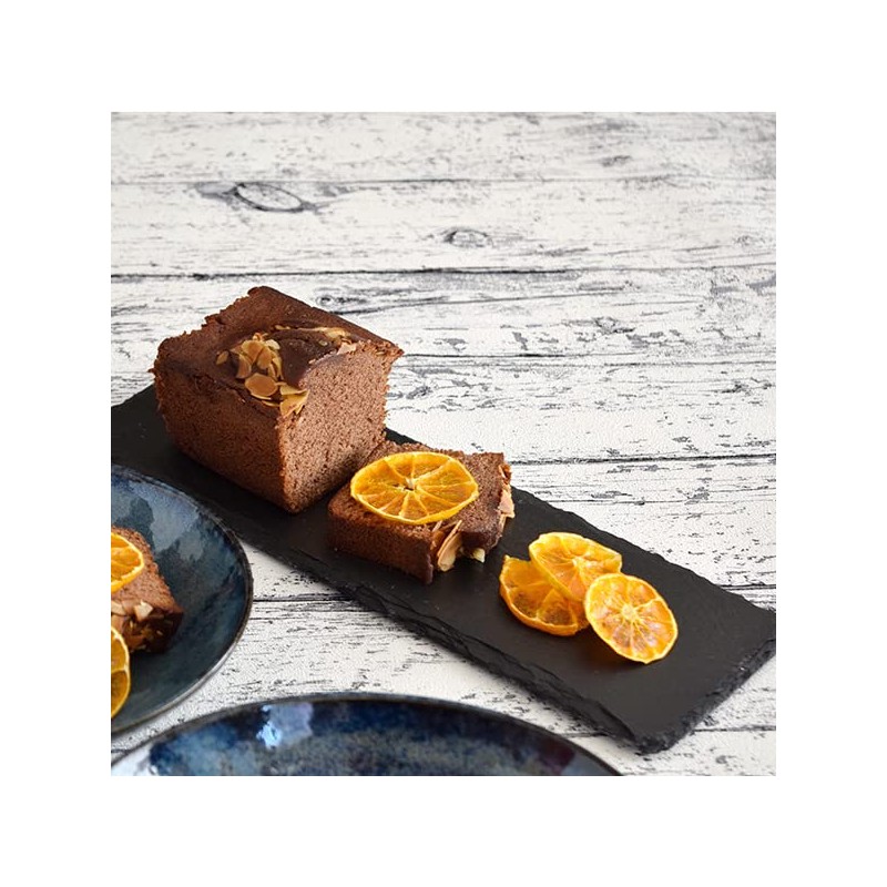 Tableware East Oblong Narrow Slate Plate, 11.0 inches (28 cm)