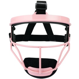 Dinictis Softball Face Mask, Lightweight, Comfortable, with Wide Field Vision, Durable and Safe Face Guards, Premium Protective Softball Fielder's Mask-Pink-Adult(L)