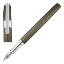 Cerruti 1881 Fountain Pen Block (Brushed Gun)