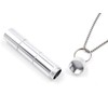 XP Design Portable Pill Case Necklace Pendant Keychain Aluminum Stainless