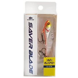 Glory Fish LU-078 Saber Blade Lure, 0.7 oz (21 g), Silver Orangeberry