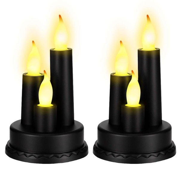 Alphatool 2025 Novelty 3 in 1 Halloween Flameless Candles -