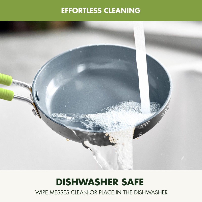 GreenPan Mini Healthy Ceramic Nonstick, 5" Round Egg Pan, PFAS-Free,