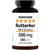 MONOHERB Butterbur Extract 500 mg - 180 Capsules