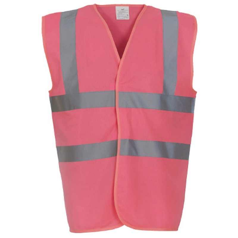 Yoko Men's Yk001/Hvw100 Hi Vis 2 Band and Braces Waistcoat