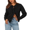 BTFBM Cardigan Sweaters for Women Trendy 2025 Fall Open Front