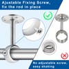 TOKPLNU Ceiling Curtain Rod Bracket, Heavy Duty Curtain Rod Holder