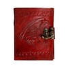 PotStar Dragron With One Lock Leather Diary , Handmade Journal